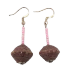 Handmade Classy Brown Earrings