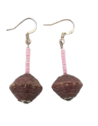 Handmade Classy Brown Earrings