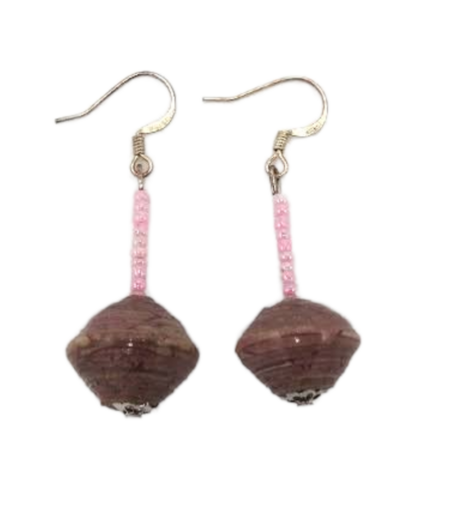Handmade Classy Brown Earrings