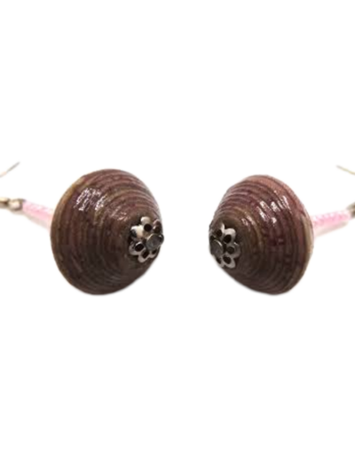 Handmade Classy Brown Earrings