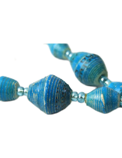 Bead Blue Earrings