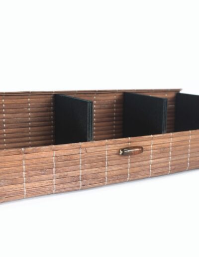 Triple Box Slatted Bamboo