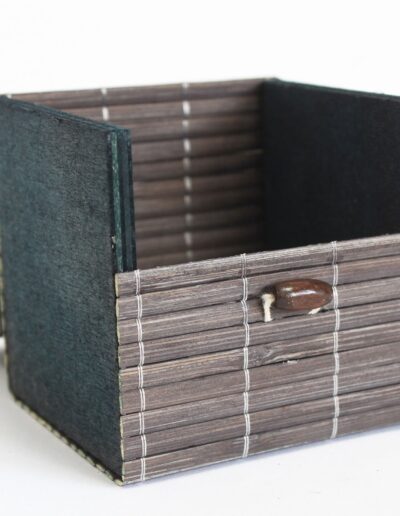 Single Box Slatted Bamboo