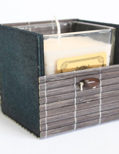 Single Box Slatted Bamboo