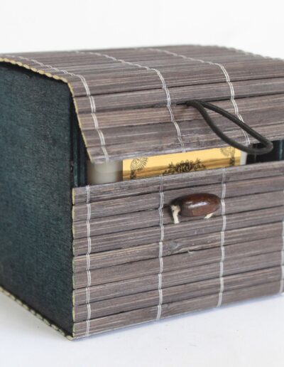 Single Box Slatted Bamboo