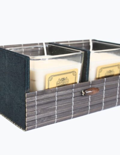 Double Box Slatted Bamboo