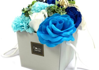 Soap Flower Bouquet - Blue Wedding