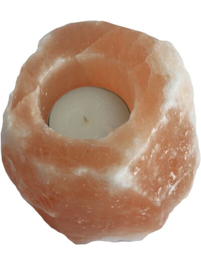 Quality Natural Salt Candle Holder