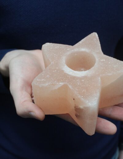 Salt Candle Holder - Star