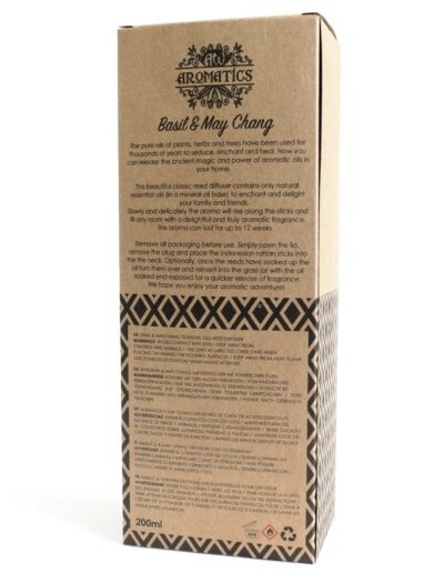 200ml Basil & Maychang Essential Oil Reed Diffuser