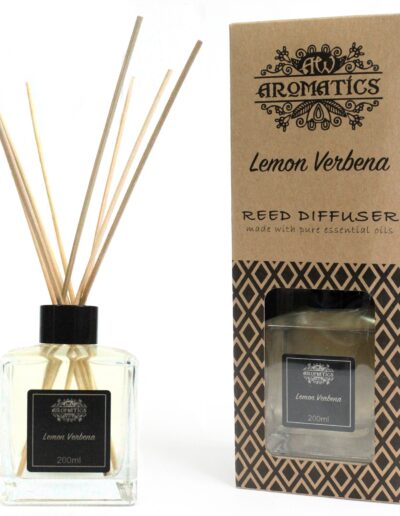 200ml Lemon Verbena Essential Oil Reed Diffuser