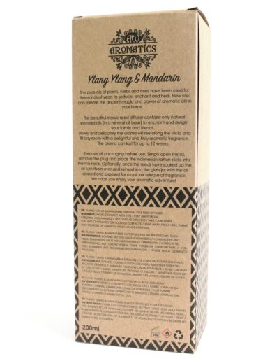 200ml Ylang Ylang & Mandarin Essential Oil Reed Diffuser