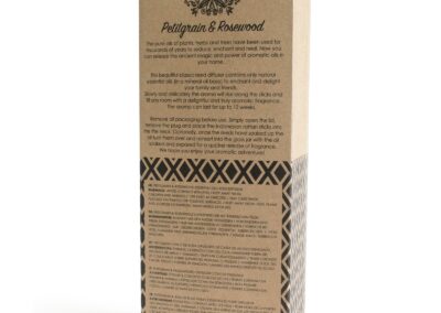 200ml Petitgrain & Rosewood Essential Oil Reed Diffuser
