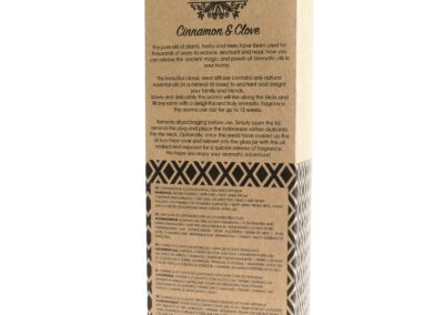 200ml Cinnamon & Clove Essential Oil Reed Diffuser
