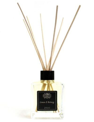 200ml Lemon & Nutmeg Essential Oil Reed Diffuser