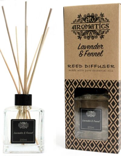 200ml Lavender & Fennel Essential Oil Reed Diffuser