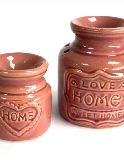Home Oil Burner - Love Home Sweet Home - Pink