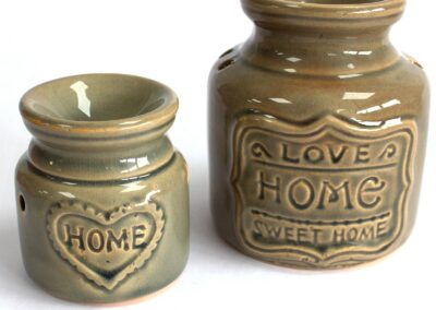 Home Oil Burner - Love Home Sweet Home - Olive