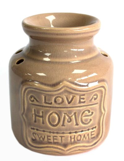 Home Oil Burner - Love Home Sweet Home - Beige