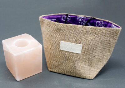 Jute Cotton Gift Bag - Lavender