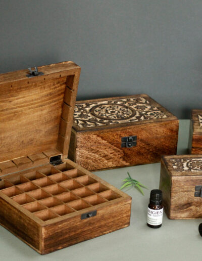 Mango Aromatherapy Box - Floral - Holds 80