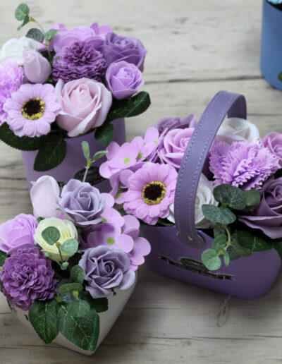 Bouquet Petite Basket - Soft Lavender