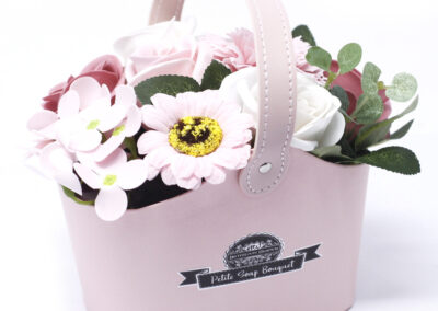 Bouquet Petite Basket - Peaceful Pink