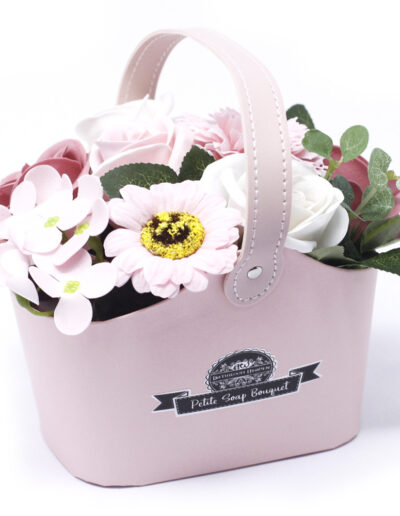 Bouquet Petite Basket - Peaceful Pink