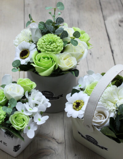 Bouquet Petite Basket - Pastel Green