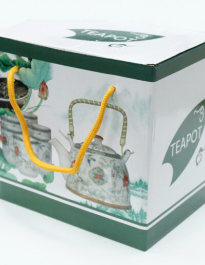 Herbal Teapot Set - White Stone Oriental