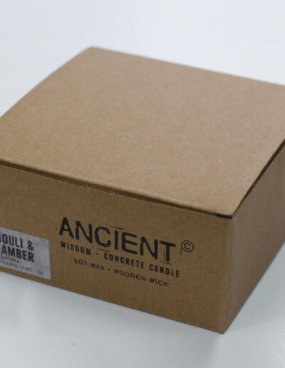 Large Round - Patchouli & Dark Amber