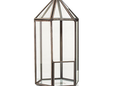Glass Terrarium - Lantern Shape