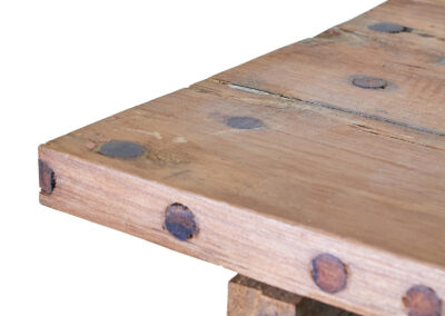 Square Folding Coffee Table - Recycled Wood