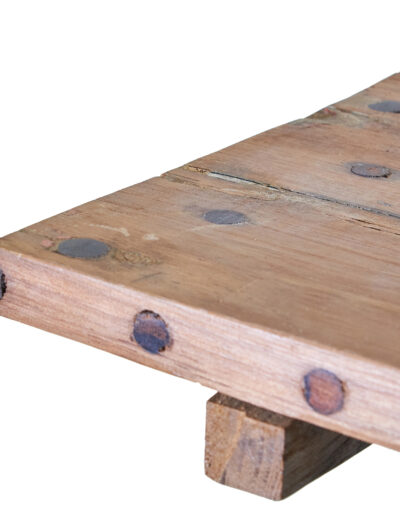 Square Folding Coffee Table - Recycled Wood