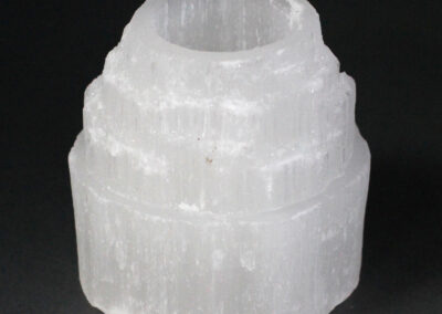 Selenite Mountain Top Candle Holder