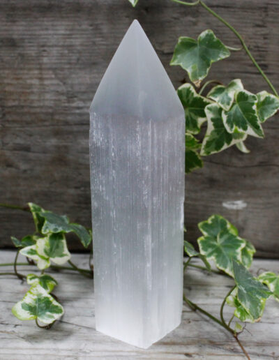 Selenite Pencil Point Tower