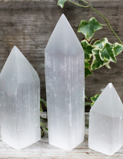 Selenite Pencil Point Tower