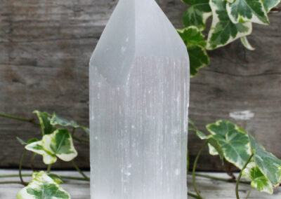 Selenite Pencil Point Tower