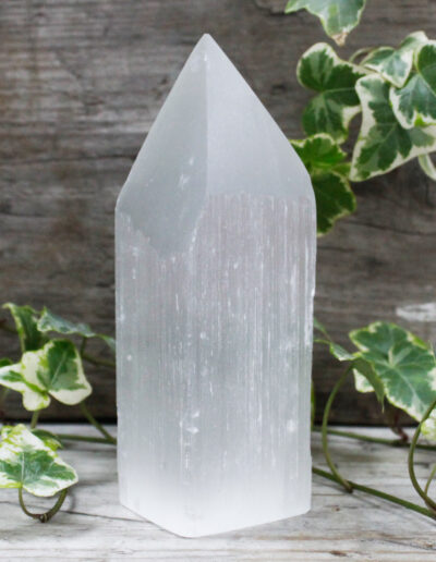 Selenite Pencil Point Tower