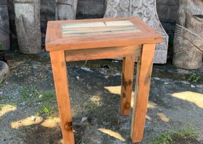 Tall Table - Display Stand - Recycled Wood