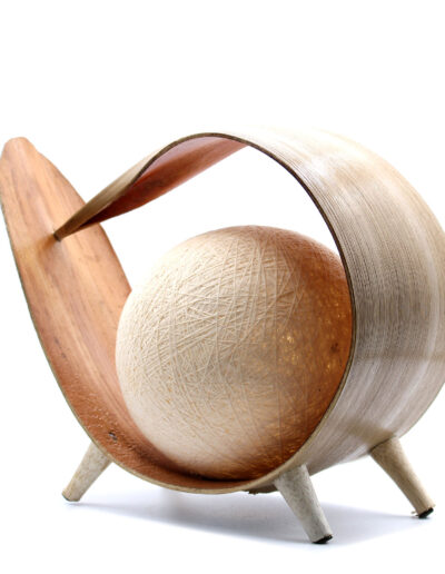 Natural Coconut Lamp - Natural Loop