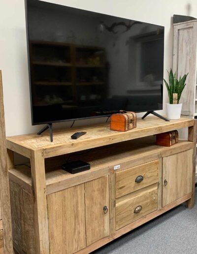 Large TV Stand - Recycled Wood