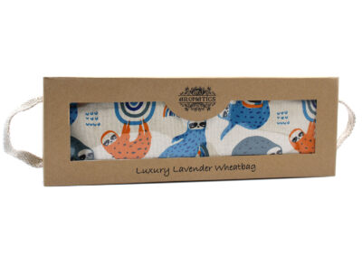 Luxury Lavender Wheat Bag in Gift Box - Lazy Sloth