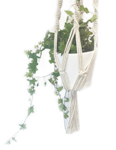 Macrame Pot Holder - Large Pot Holder - Extra Long