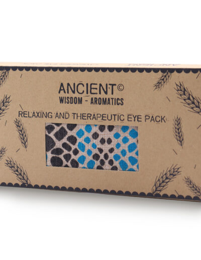 Lavender Natural Cotton and Juco Eye Pillow in Gift Box - Blue Viper