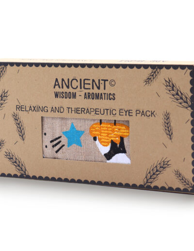 Lavender Natural Cotton and Juco Eye Pillow in Gift Box - Sleepy Panda