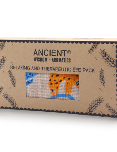 Lavender Natural Cotton and Juco Eye Pillow in Gift Box - Lazy Sloth