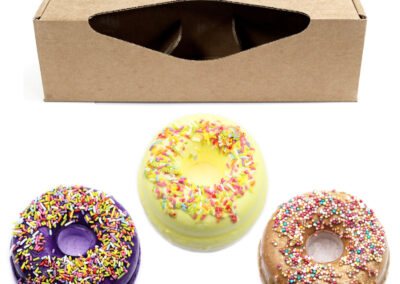 Set Of 3 Donut Bath Bombs Gift Pack Mix 2