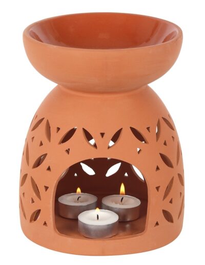 20cm Large Terracotta Oil Burner