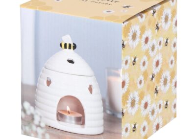 White Beehive Oil Burner
